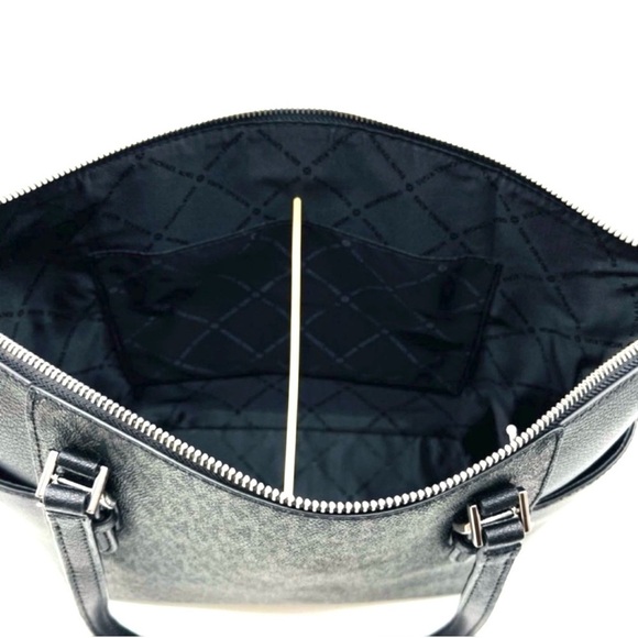Michael Kors Large Top Zip Tote Bag Black & Large Continental Wallet Black (NWT) - Picture 7 of 12